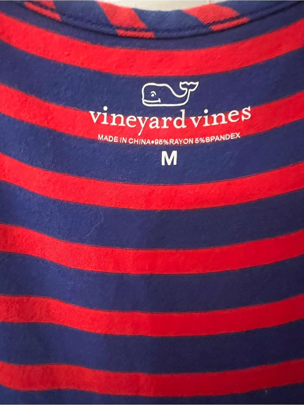 Vineyard Vines Red and Blue Striped Sleeveless Maxi Dress and White Dress Bundle - Picture 3 of 5